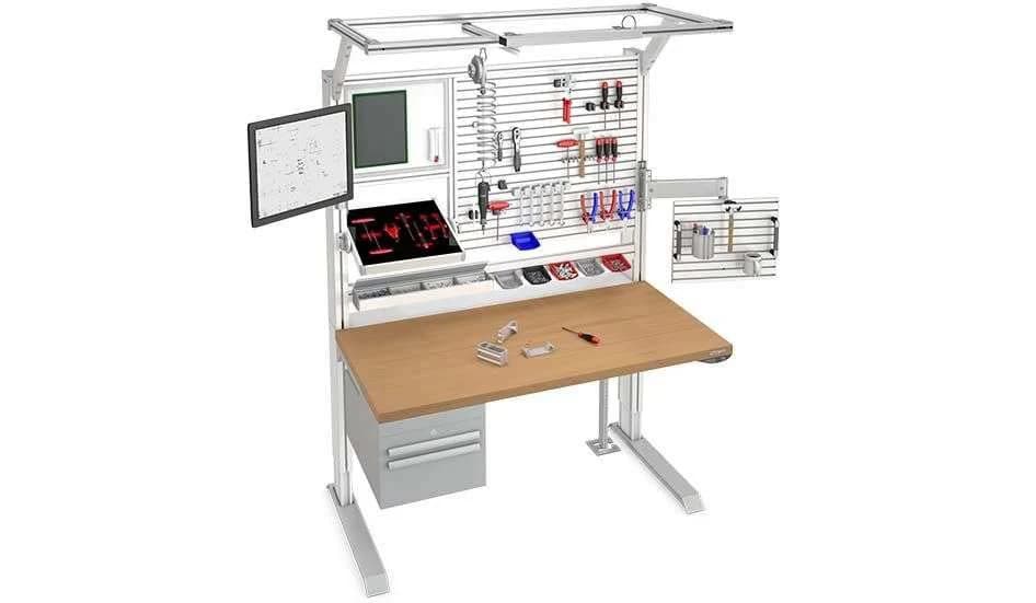 Mesa de trabajo ergonomica regulable