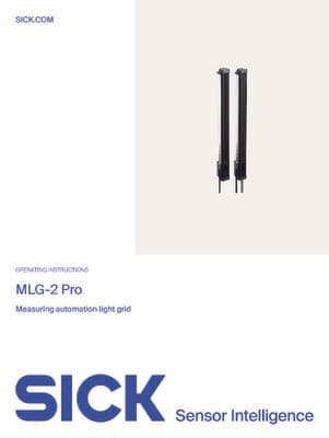 SICK MLG-2 ProNet 300/25 cortina de luz automatización