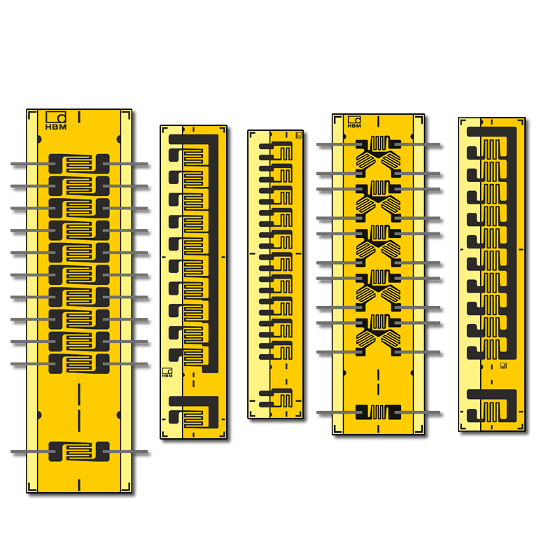KY Strain Gauge Chains for Determining Strain Gradients